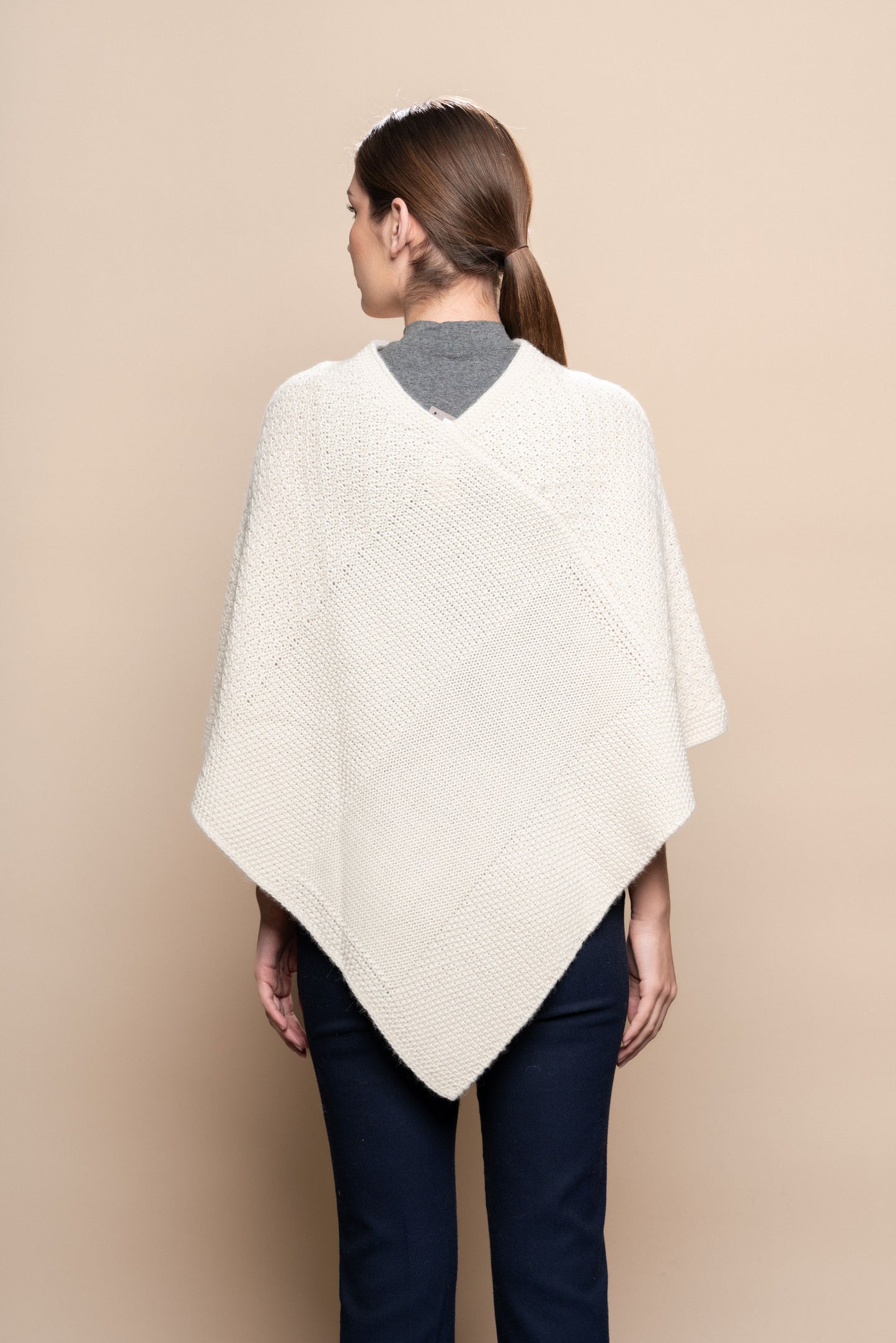 Essence Alpaca V-Neck Poncho