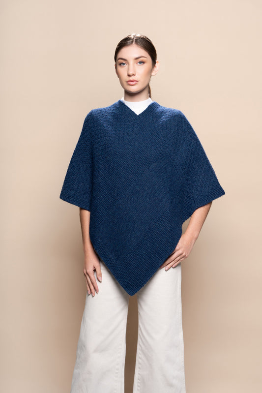 Essence Alpaca V-Neck Poncho